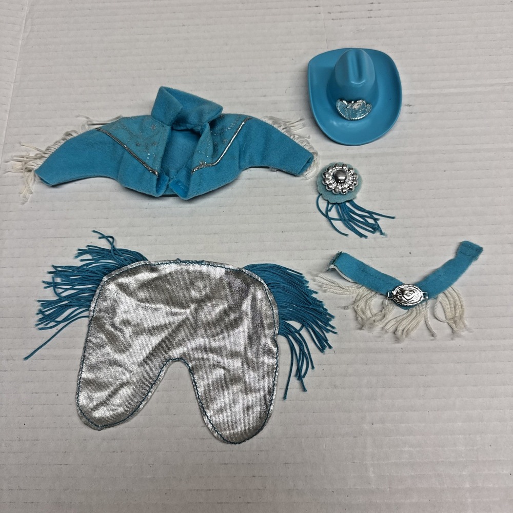 Vintage Western Stampin Barbie Doll Accessories Hat Jacket